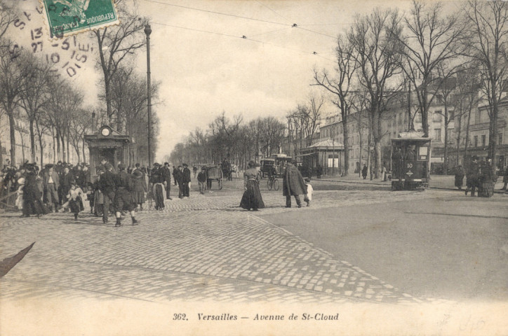 Versailles - Avenue de Saint-Cloud. Hélio. A. Bourdier, Versailles