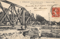 Génie - École de Chemin de fer - 5e Régiment de Génie - Montage du Pont Henry.