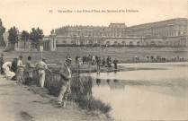 Versailles - La Pièce d'Eau des Suisses et le Château. Héliotypie Bourdier et Faucheux, Versailles
