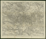 Plan des environs de Paris, révisé en 1901-1902.