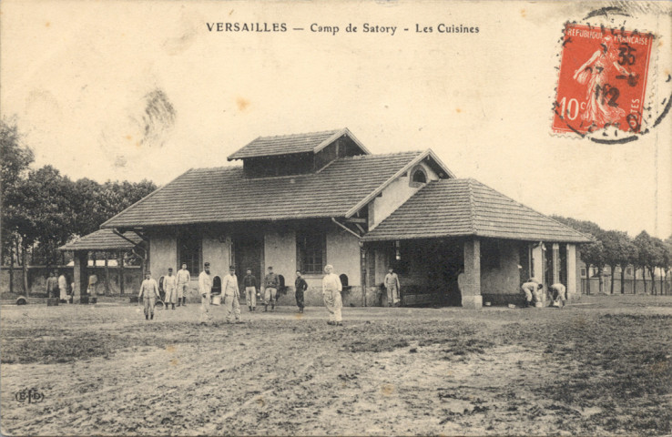 Versailles - Camp de Satory. Les cuisines. E.L.D.