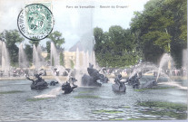 Parc de Versailles - Bassin du Dragon. Mme Moreau, édit., Versailles