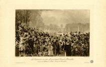 Le Centenaire de 1789. Le Président Carnot à Versailles d'après le tableau de Roll (Musée de Versailles).