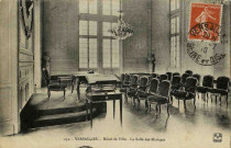 Versailles - Hôtel de ville. La salle des mariages. P.D., Paris