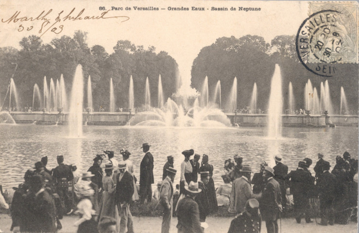 Parc de Versailles - Grandes Eaux - Bassin de Neptune.