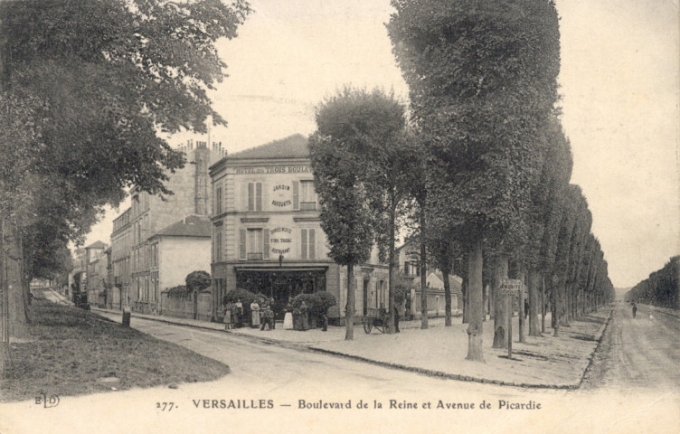 Versailles - Boulevard de la Reine et Avenue de Picardie. E.L.D.
