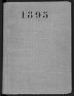 Registre des naissances (1895). Table alphabétique.
