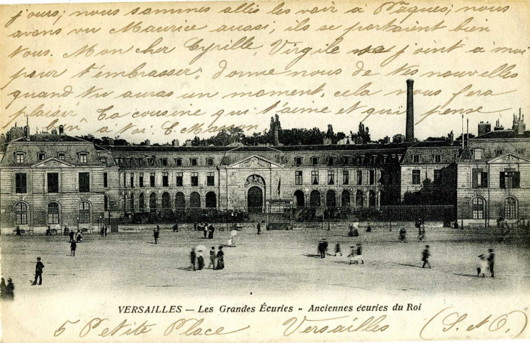 Versailles - Les Grandes Écuries - Anciennes écuries du Roi. Mme Moreau, édit., Versailles