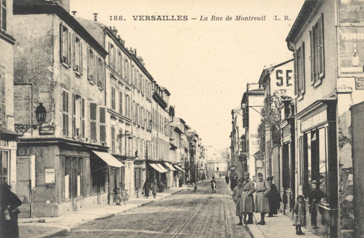 Versailles - La Rue de Montreuil. L. Ragon, phototypeur