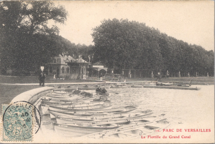 Parc de Versailles - La Flotille du Grand Canal.