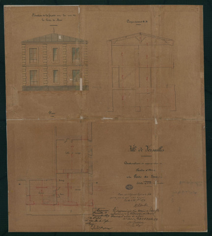 Constructions et appropriation du pavillon d'octroi de la Porte de Buc.