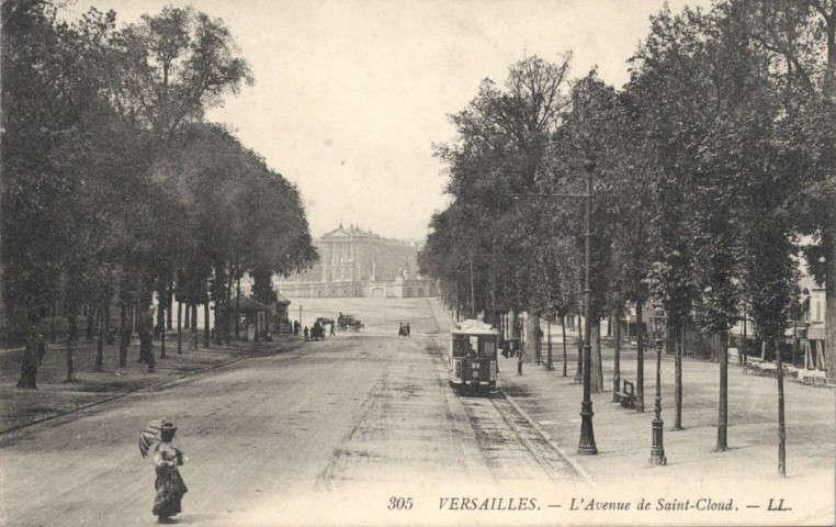 Versailles - L'Avenue de Saint-Cloud. L.L.