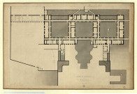 Lycée de Versailles. Plan des fondations.