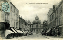 Versailles - La rue Hoche, Notre-Dame. Galeries modernes - Cliché L. Ott