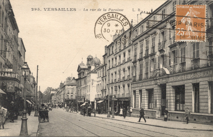 Versailles - La rue de la Paroisse. L. Ragon, phototypeur, Versailles