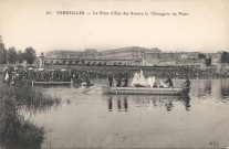 Versailles - La Pièce d'Eau des Suisses et l'Orangerie du Palais. E.L.D.