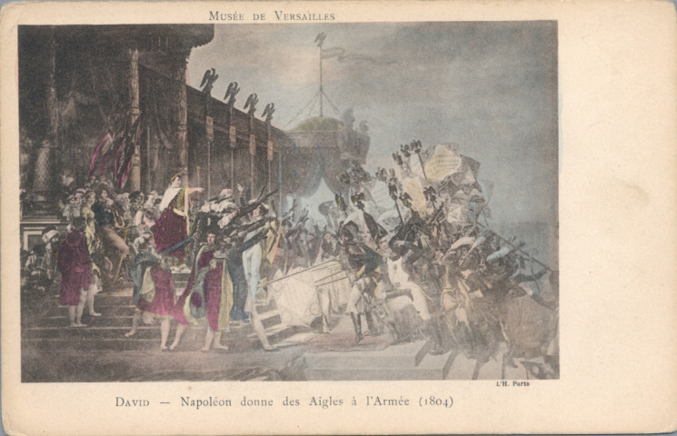Musée de Versailles David. Napoléon donne les Aigles à l'Armée (1804). L'H., Paris