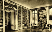 Bibliothèque de Versailles - Salle des Traités de l'ancien Hôtel des Affaires étrangères où fut signé, en septembre 1781, le traité mettant fin à la Guerre d'Amérique. Cliché Petermin