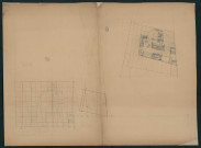 Projet de reconstruction de l'hôtel de ville de Versailles. Perspective générale