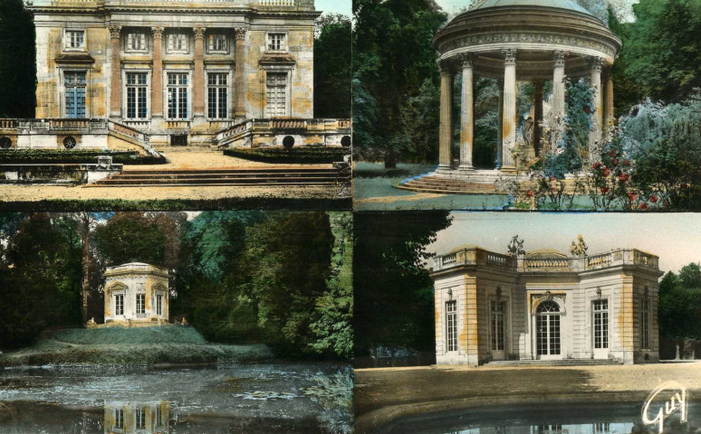 Versailles et ses merveilles. Le petit Trianon, le temple de l'Amour, le pavillon de la Musique et le pavillon Français. André Leconte, 38 rue Ste-Croix de la Bretonnerie, Paris