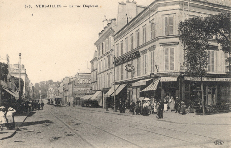 Versailles - La Rue Duplessis. E.L.D.