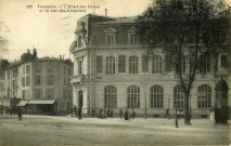 Versailles - L'Hôtel des Postes et la rue des Chantiers. Impr. Edia, Versailles