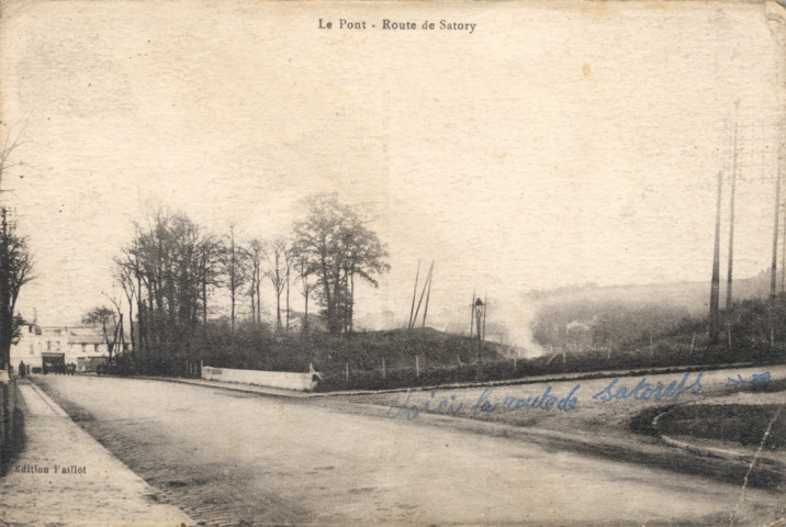 Le Pont - Route de Satory. Édition Paillot