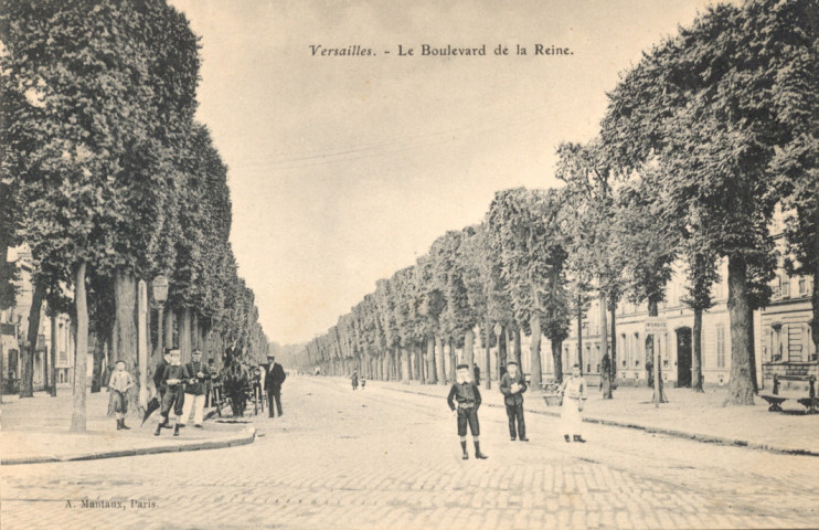 Versailles - Le Boulevard de la Reine. A. Mamtaux, Paris