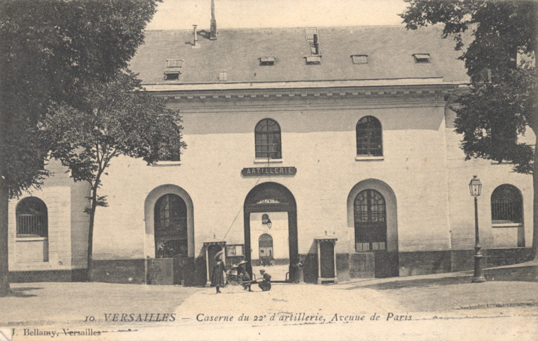 Versailles - Caserne du 22e d'Artillerie, avenue de Paris. J.Bellamy, Versailles