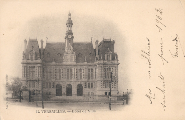 Versailles - Hôtel de Ville. Fournier, édit., Versailles
