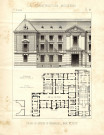 La construction moderne, 7ème année, planche 65. Palais de justice de Versailles. Architecte Mr PETIT.