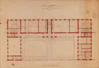 Ecole normale de Seine-et-Oise. Rez-de-chaussée (modification).