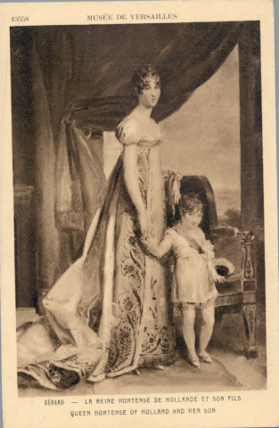 Musée de Versailles Gérard. La Reine Hortense de Hollande et son fils. Braun et Cie, Imp. Edit., Paris