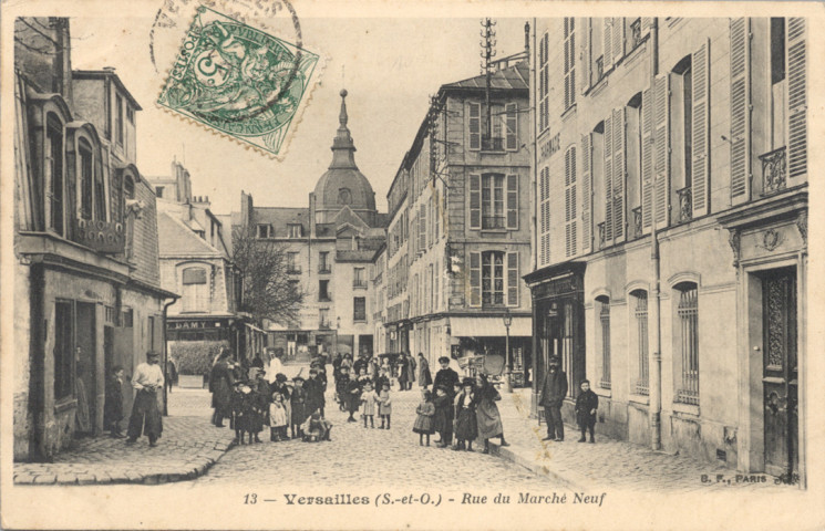Versailles (S.-et-O.) - Rue du Marché Neuf. B. F., Paris