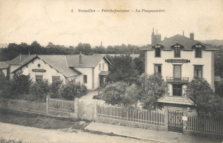 Versailles-Porchefontaine - La Pouponnière. A. Bourdier, impr.-édit., Versailles
