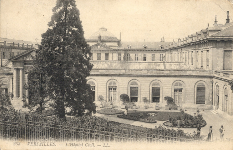 Versailles - L'Hôpital Civil. L.L.