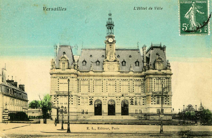 Versailles - L'Hôtel de ville. E.L., éditeur, Paris