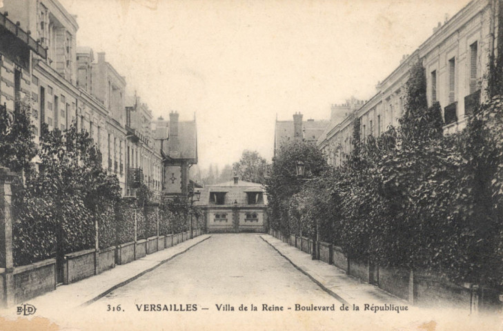 Versailles - Villa de la Reine - Boulevard de la République. E.L.D.