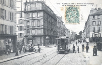 Versailles - Rue de la Paroisse - Les Kiosques et Rue Hoche. E.L.D.