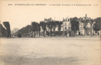 Versailles - Le Chesnay - Le Carrefour Saint-Antoine et le Boulevard du Roi. L. Ragon, phototypeur, Versailles