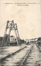 Versailles - 5e Régiment de Génie - École de Chemin de fer - Montage d'une Bigue. E.L.D.