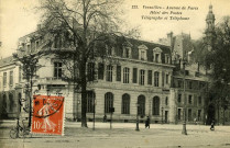 Versailles - Avenue de Paris - Hôtel des Postes télégraphe et téléphone. Édia, Paris-Versailles
