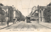 Versailles - Les Halles et Rue de la Paroisse. E.L.D.