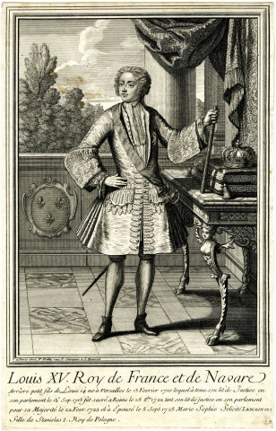 Louis XV. Roy de France et de Navare [Navarre].