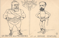 Congrès de Versailles - La ceinture de la présidence et la grande ceinture.