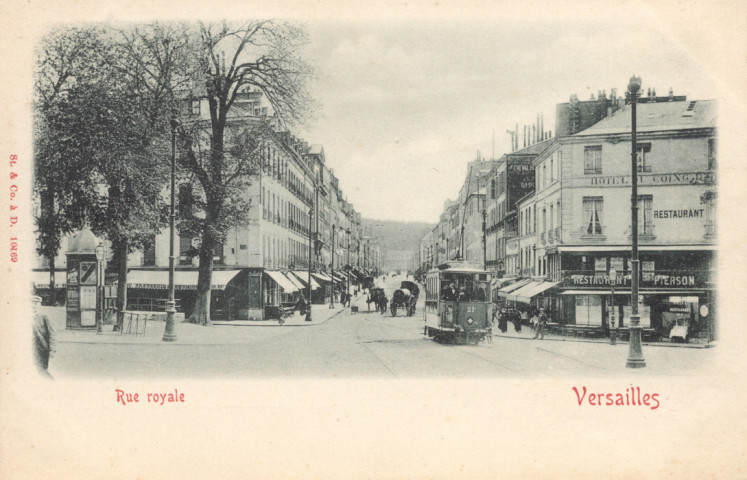 Rue Royale - Versailles. St. & Co. à D.