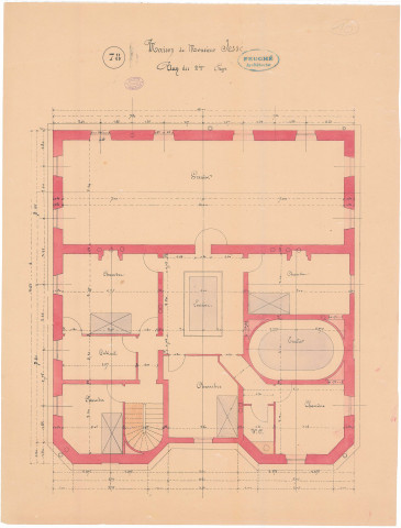 Maison de M. Jessé. Deuxième étage.