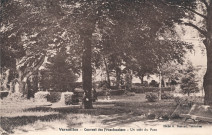 Versailles - Couvent des Franciscaines - Un coin du Parc. Cliché H. Bessard, Versailles