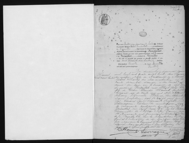 Registre des naissances (1888). Table alphabétique.