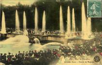 Parc de Versailles - Grandes eaux - Bassin de Neptune. E.L.D.